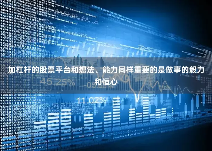 加杠杆的股票平台和想法、能力同样重要的是做事的毅力和恒心